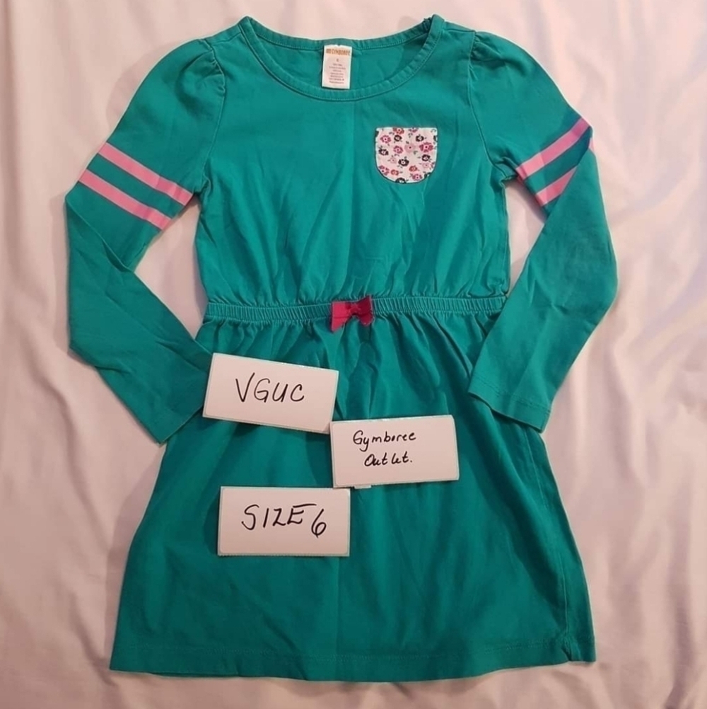Gymboree size 6 dress green